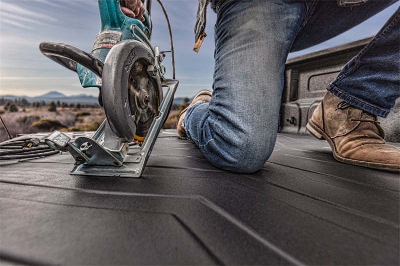 Chevrolet Silverado 3500 HD Heavy Duty Bed Mat - Husky Liners - Black - `14-`19